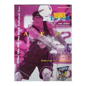   Loiola, Jose 1998 Pro Beach Volleyball Tour Guide Sports Collectibles