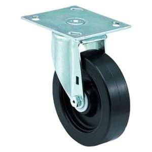  6 x 1 1/2 Roller Bearing Black Polyurethane Zinc NSF 