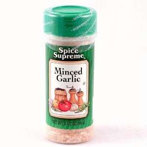 Spice Supreme Minced Garlic Case Pack 12 Grocery & Gourmet Food